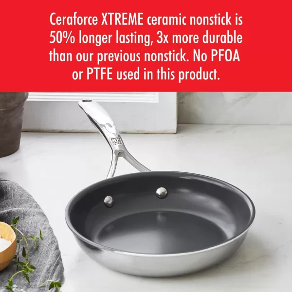 Zwilling Spirit Energy + 8-inch Stainless Steel Ceramic Nonstick Fry Pan