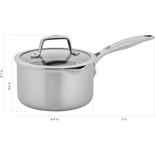 Zwilling Spirit Energy + Sauce Pan, 2-qt Newer Version, Stainless Steel