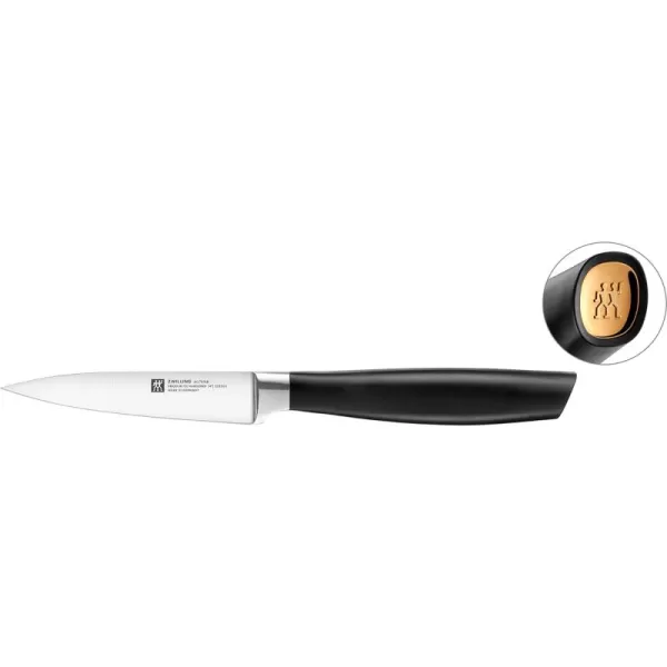 ZWILLING All Star 4-inch Paring Knife, Razor-Sharp German Knife, Made in Company-Owned German Factory with Special Formula Steel perfected for almost 300 Years, Dishwasher Safe, Silver End Cap
