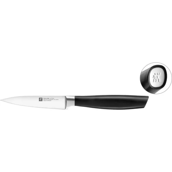 ZWILLING All Star 4-inch Paring Knife, Razor-Sharp German Knife, Made in Company-Owned German Factory with Special Formula Steel perfected for almost 300 Years, Dishwasher Safe, Silver End Cap