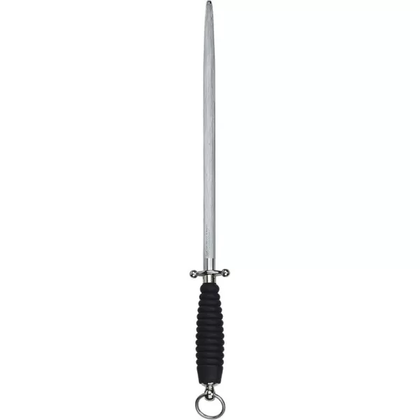 ZWILLING Knife Sharpening Steel, 10", Black