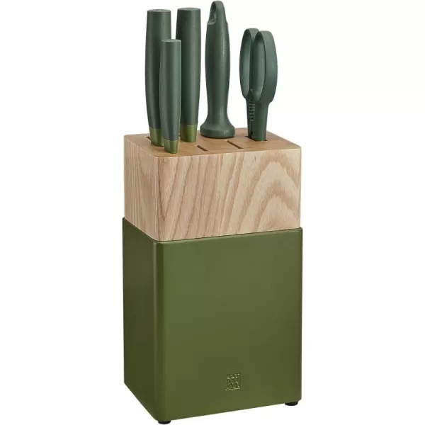 ZWILLING Now S Knife Block Set, 6-pc, Lime Green