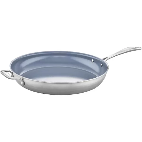 Zwilling J.A. Henckels Spirit Non Stick Fry Pan, 14 Inch, Ceramic Fry Pan, Stainless Steel