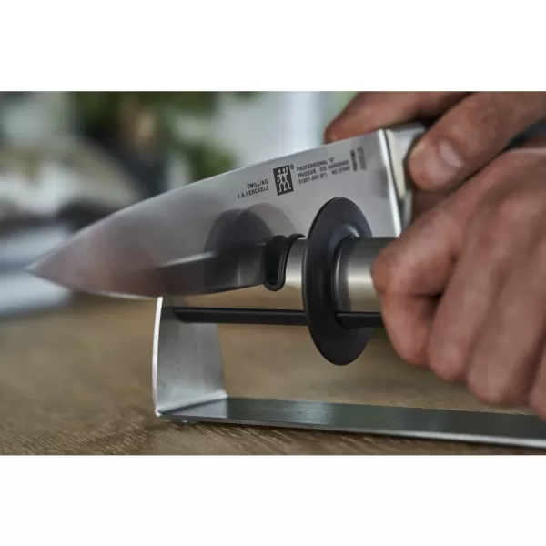 ZWILLING TWINSHARP Duo Stainless Steel Handheld Knife Sharpener, 9.5"