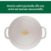 imageBallarini Bellamonte Cast Iron Dutch Oven with Lid 425qt Serves 44 Crema WhiteCrema White