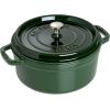 imageSTAUB Cast Iron Dutch Oven 4qt Round Cocotte Made in France Serves 34 CherryBasil