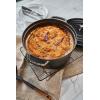 imageSTAUB Cast Iron Dutch Oven 4qt Round Cocotte Made in France Serves 34 CherryBlack