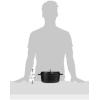imageSTAUB Cast Iron Dutch Oven 4qt Round Cocotte Made in France Serves 34 CherryBlack