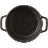 imageSTAUB Cast Iron Dutch Oven 4qt Round Cocotte Made in France Serves 34 CherryBlack