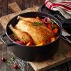 imageSTAUB Cast Iron Dutch Oven 4qt Round Cocotte Made in France Serves 34 CherryBlack
