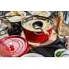 imageSTAUB Cast Iron Dutch Oven 4qt Round Cocotte Made in France Serves 34 CherryCherry