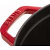 imageSTAUB Cast Iron Dutch Oven 4qt Round Cocotte Made in France Serves 34 CherryCherry