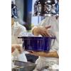 imageSTAUB Cast Iron Dutch Oven 4qt Round Cocotte Made in France Serves 34 CherryDark Blue