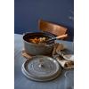 imageSTAUB Cast Iron Dutch Oven 4qt Round Cocotte Made in France Serves 34 CherryGraphite Gray