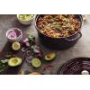 imageSTAUB Cast Iron Dutch Oven 4qt Round Cocotte Made in France Serves 34 CherryGrenadine