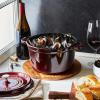 imageSTAUB Cast Iron Dutch Oven 4qt Round Cocotte Made in France Serves 34 CherryGrenadine