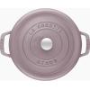 imageSTAUB Cast Iron Dutch Oven 4qt Round Cocotte Made in France Serves 34 CherryLilac