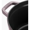 imageSTAUB Cast Iron Dutch Oven 4qt Round Cocotte Made in France Serves 34 CherryLilac