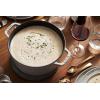imageSTAUB Cast Iron Dutch Oven 4qt Round Cocotte Made in France Serves 34 CherryWhite Truffle