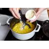 imageSTAUB Cast Iron Dutch Oven 4qt Round Cocotte Made in France Serves 34 CherryWhite Truffle