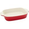 imageHENCKELS Ceramics 8pc Mixed Bakeware WhiteCherry Red