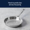 imageHENCKELS Clad Impulse 10pc 3Ply Stainless Steel Pots and Pans Set Cookware Set Fry Pan Saucepan with Lid Saute Pan with Lid Dutch Oven with Lid StayCool Handles Induction Stove CompatibleStainless Steel