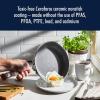 imageHENCKELS Clad Impulse 10pc 3Ply Stainless Steel Pots and Pans Set Cookware Set Fry Pan Saucepan with Lid Saute Pan with Lid Dutch Oven with Lid StayCool Handles Induction Stove CompatibleCeramic