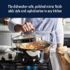 imageHENCKELS Clad Impulse 10pc 3Ply Stainless Steel Pots and Pans Set Cookware Set Fry Pan Saucepan with Lid Saute Pan with Lid Dutch Oven with Lid StayCool Handles Induction Stove CompatibleStainless Steel