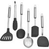 imageHENCKELS Cooking Tools 6PC Kitchen Gadgets Sets with Spatula Tongs Cooking Spoon 1810 STAINLESS STEEL