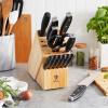 imageHENCKELS Forged Accent RazorSharp 15Piece Knife Set Chef Knife Bread Knife Steak Knife German Engineered Knife Informed by over 100 Years of Mastery14 Pc