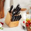 imageHENCKELS Forged Accent RazorSharp 15Piece Knife Set Chef Knife Bread Knife Steak Knife German Engineered Knife Informed by over 100 Years of Mastery17 Pc
