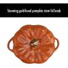 imageSTAUB Ceramic 075qt Petite Pumpkin Oven ampamp Stove Safe up to 572F Pumpkin Dish Baking Candy Burnt OrangeBurnt Orange