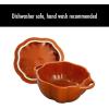 imageSTAUB Ceramic 075qt Petite Pumpkin Oven ampamp Stove Safe up to 572F Pumpkin Dish Baking Candy Burnt OrangeBurnt Orange