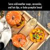 imageSTAUB Ceramic 075qt Petite Pumpkin Oven ampamp Stove Safe up to 572F Pumpkin Dish Baking Candy Burnt OrangeBurnt Orange