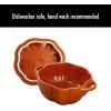 imageSTAUB Ceramic 075qt Petite Pumpkin Oven ampamp Stove Safe up to 572F Pumpkin Dish Baking Candy Burnt OrangeBurnt Orange