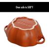 imageSTAUB Ceramic 075qt Petite Pumpkin Oven ampamp Stove Safe up to 572F Pumpkin Dish Baking Candy Burnt OrangeBurnt Orange