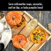 imageSTAUB Ceramic 075qt Petite Pumpkin Oven ampamp Stove Safe up to 572F Pumpkin Dish Baking Candy Burnt OrangeBurnt Orange