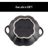 imageSTAUB Ceramic 075qt Petite Pumpkin Oven ampamp Stove Safe up to 572F Pumpkin Dish Baking Candy Burnt OrangeMatte Black