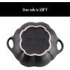 imageSTAUB Ceramic 075qt Petite Pumpkin Oven ampamp Stove Safe up to 572F Pumpkin Dish Baking Candy Burnt OrangeMatte Black