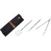 imageZWILLING BBQ 4pc Grill Tool Set BBQ accessories Grilling Gift Set Set Includes Grill Spatula Grill Tongs Grill Fork and Chefs Tool Wrap Stainless Steel Dishwasher Safe