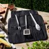 imageZWILLING BBQ 4pc Grill Tool Set BBQ accessories Grilling Gift Set Set Includes Grill Spatula Grill Tongs Grill Fork and Chefs Tool Wrap Stainless Steel Dishwasher Safe