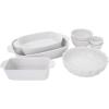 imageHENCKELS Ceramics 8pc Mixed Bakeware WhiteWhite