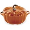 imageSTAUB Ceramic 075qt Petite Pumpkin Oven ampamp Stove Safe up to 572F Pumpkin Dish Baking Candy Burnt OrangeBurnt Orange