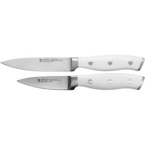 imageHENCKELS Forged Accent RazorSharp 15Piece Knife Set Chef Knife Bread Knife Steak Knife German Engineered Knife Informed by over 100 Years of Mastery2 Pc New Version White