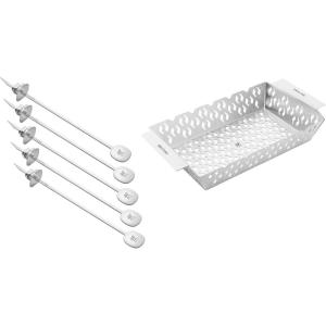 imageZWILLING BBQ Grill Kabob Set 6 Silver