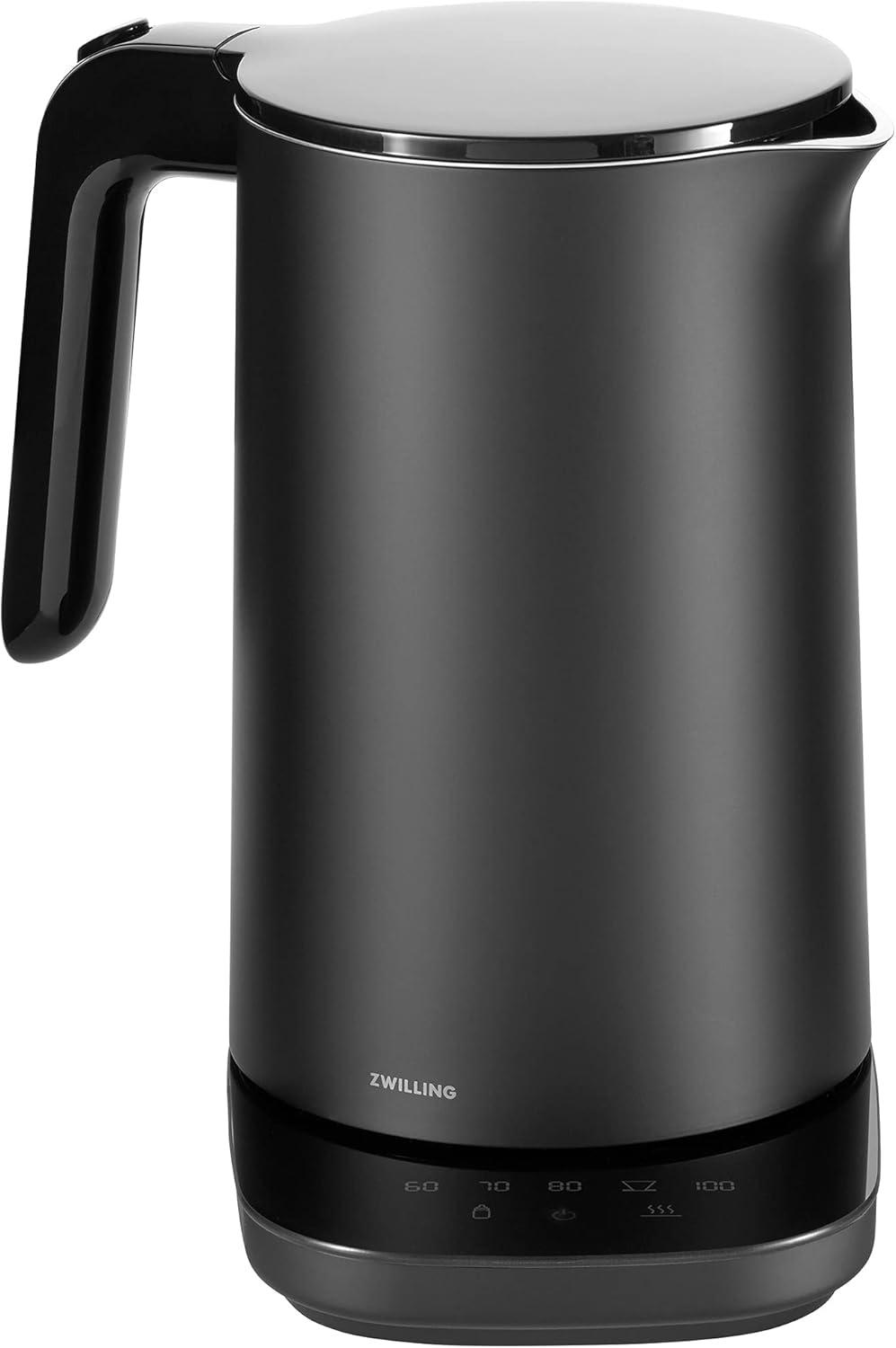 ZWILLING Enfinigy Bollitore Elettrico 1L, Nero: Controllo Temperatura E Mantieni Caldo