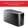 imageZWILLING Enfinigy 2 Long Slot Toaster 4 Slices with Extra Wide 15quot Slots for Bagels 7 Toast Settings Even Toasting Reheat Cancel Defrost Black