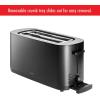imageZWILLING Enfinigy 2 Long Slot Toaster 4 Slices with Extra Wide 15quot Slots for Bagels 7 Toast Settings Even Toasting Reheat Cancel Defrost Black