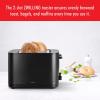 imageZWILLING Enfinigy 2 Slice Toaster with Extra Wide 15quot Slots for Bagels 7 Toast Settings Even Toasting Reheat Cancel Defrost BlackBlack