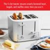 imageZWILLING Enfinigy 2 Slice Toaster with Extra Wide 15quot Slots for Bagels 7 Toast Settings Even Toasting Reheat Cancel Defrost BlackSilver
